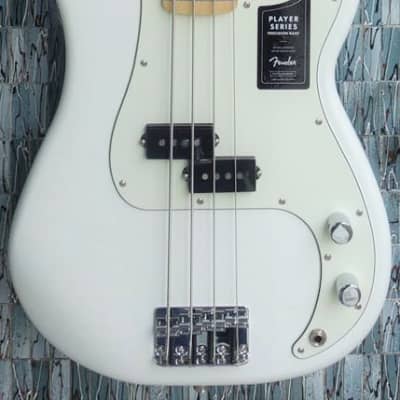 Fender Player Precision Bass, Maple Fingerboard, Polar White for sale