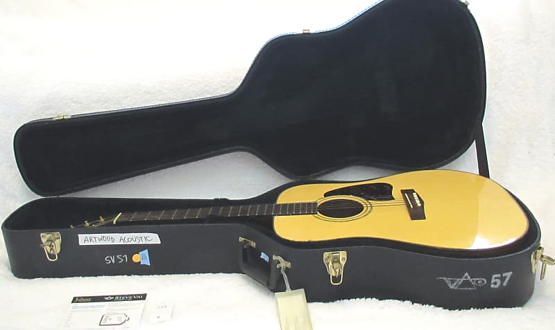 Steve Vai Owned and Played Ibanez "Kenji" SV 57 Artwood Series Acoustic Guitar image 1