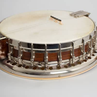 Bacon & Day  Silver Bell #1 Plectrum Banjo (1924), ser. #12876, black hard shell case. image 21