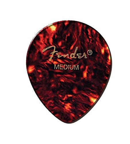 Fender 347 Classic Celluloid Guitar Picks - SHELL - MEDIUM - 12-Pack (1 Dozen) image 1