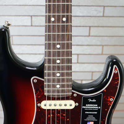 Fender American Professional II Stratocaster with Rosewood Fretboard - 3-Color Sunburst image 3