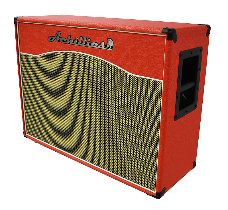 Achillies Nemesis 2x12 Celestion G12H Creambacks Red Speaker Cabinet image 1