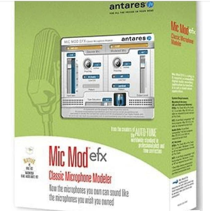 Antares Mic Mod EFX Classic Microphone Modeling Plug-in image 1