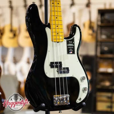 Fender American Professional II Precision Bass - Black w/Deluxe Molded Case image 1