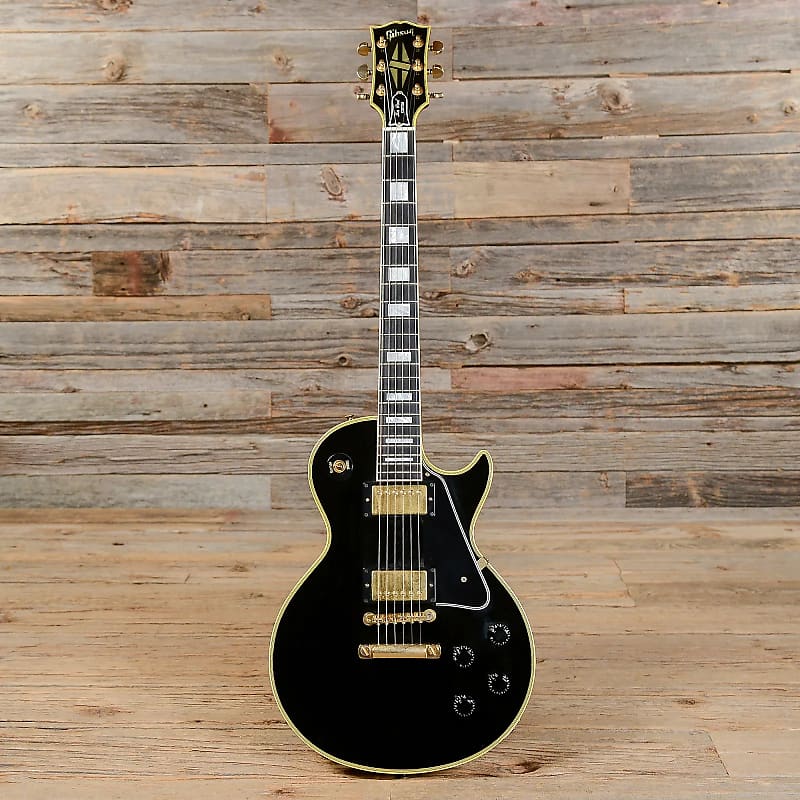 2024豊富なGibson Les Paul Custom 2002 エボニー指板 ギブソン