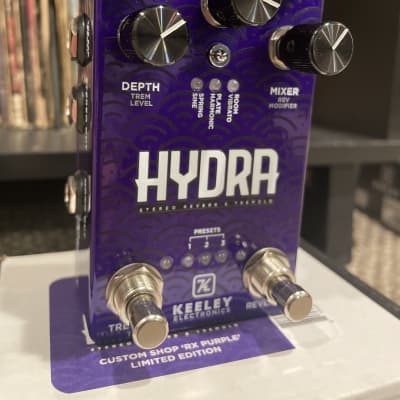 Keeley Hydra Stereo Reverb & Tremolo Custom Shop 'RX Purple