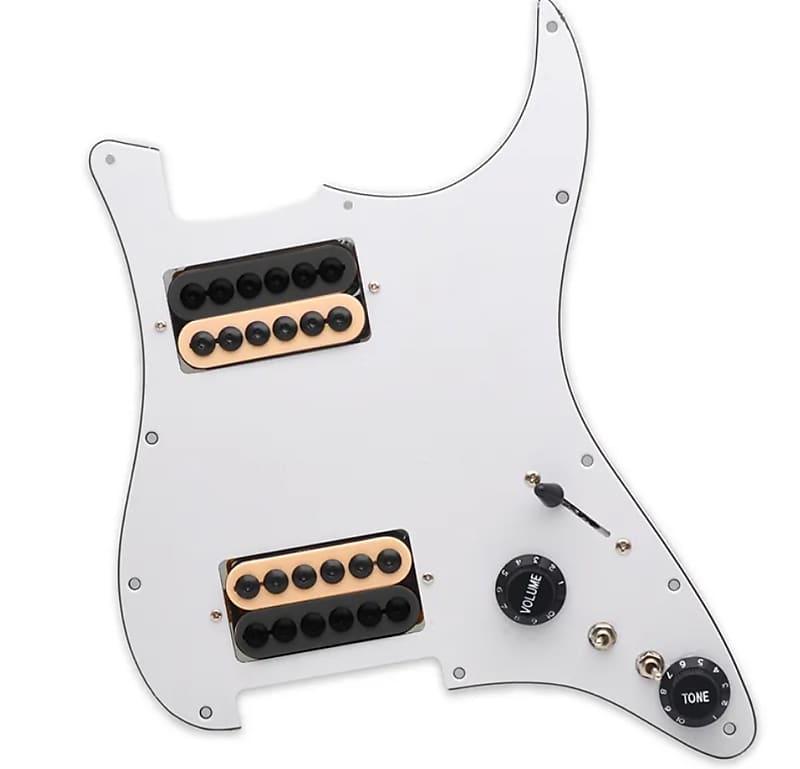 DOUBLE HUMBUCKER SPLIT COIL LOADED PICKGUARD STRATS Reverb