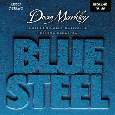 Dean Markley Blue Steel Electric Guitar 7 String Set Regular 10-56 for sale