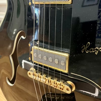 Brand New Hagstrom '67 Viking II 2023 - Present - Black Gloss image 6