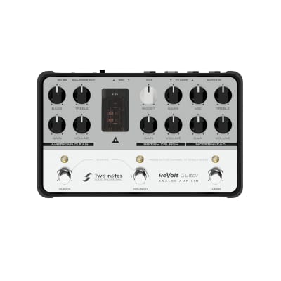Two Notes ReVolt Guitar Factory Repack / B-Stock 3 Channel Tube-Driven All-Analog Guitar Amp Simulator (Grade A) image 3