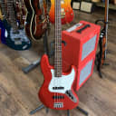 Fender American Standard Jazz Bass w/ Case 2002 Candy Apple Red