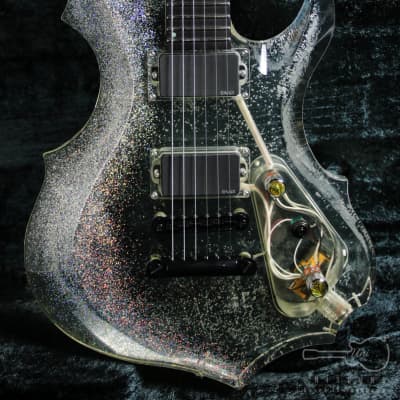 ESP Special Ordermade Forest Acrylic Rainbow w/ EMG Pickups image 5