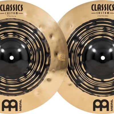 Meinl CC15DUH Classics Custom Dual Hi-Hat Cymbal Pair, 15