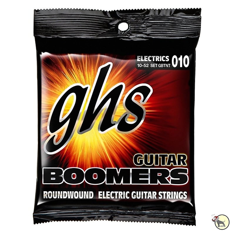 GHS GBTNT Boomers Thin/Thick Electric Guitar Strings (10-52) image 1