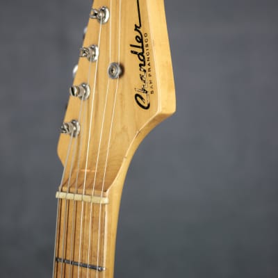 Chandler San Francisco Stratocaster Reissue 57 1999 2 tone sunburst image 7