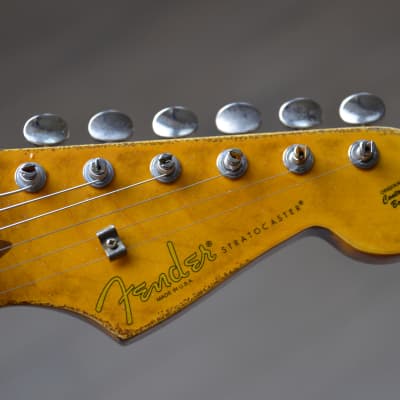 American Fender Stratocaster Custom Relic Purple Sparkle CS Fat 50's image 13