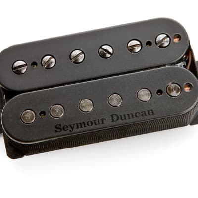 Seymour Duncan Pegasus (bridge) / Sentient (neck) Humbucker pickup set - black image 2