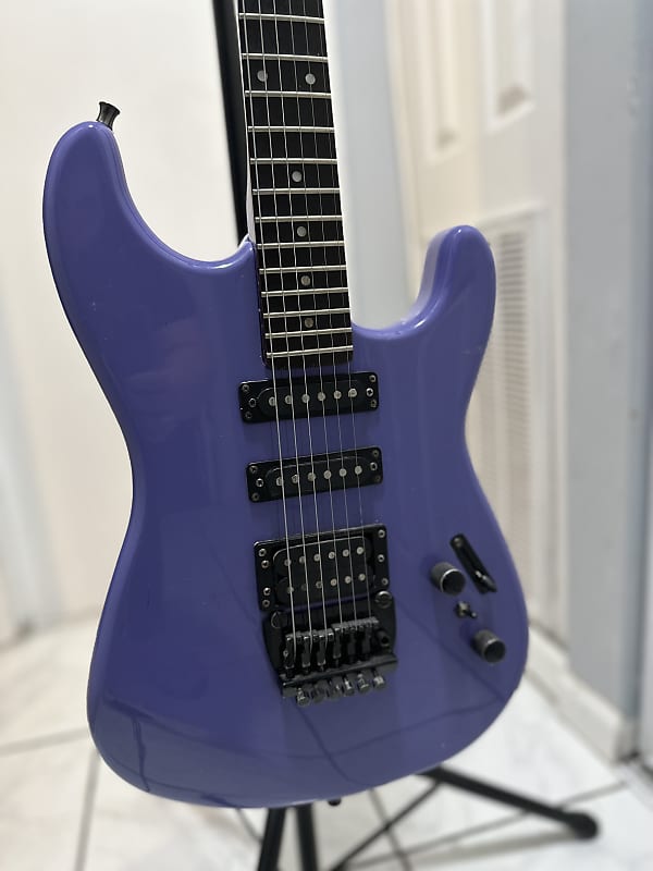 B.C. Rich Platinum Series ST Guitar 1987-1990 - Glossy Purple | Reverb