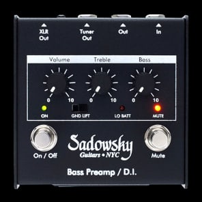 ベース Sadowsky Bass Preamp / D.I. Sadowsky - DI Pedal - Best Bass Gear