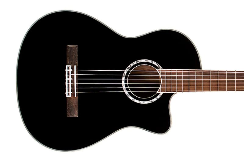 Cordoba Fusion 5 Black Jet Nylon Acoustic Electric Guitar