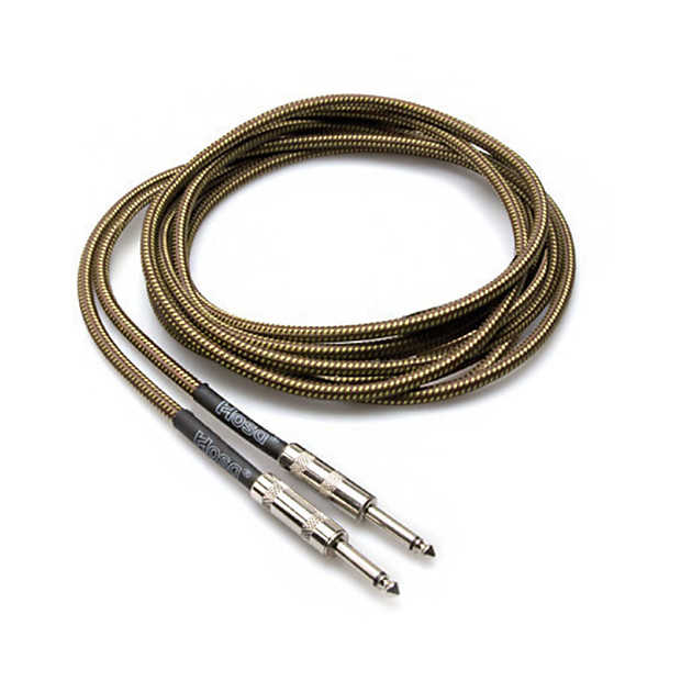 Hosa GTR-518 1/4" TS Male Straight to Same Guitar/Instrument Cable - 18' image 1