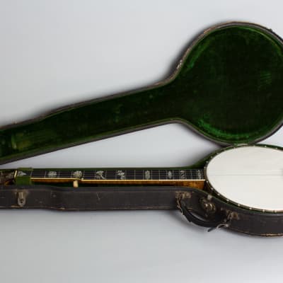 Fairbanks  Whyte Laydie # 7 5 String Banjo (1907), ser. #24019, original black hard shell case. image 10