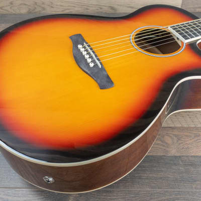 Ibanez AEG7 Acoustic Electric Guitar Right Handed 6 String-VSH : Transparent Vintage Sunburst High Gloss image 9