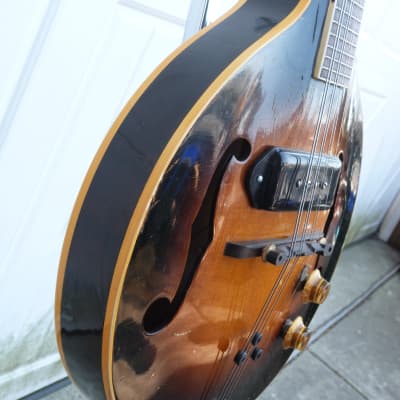 Gibson mandolin em 150 1955 sunburst image 10