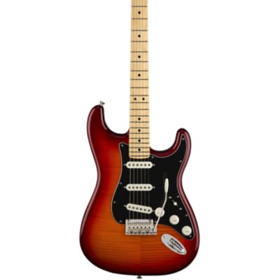 Fender Player Stratocaster Plus Top Aged Cherry Burst Maple Fingerboard image 8