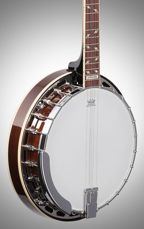 Epiphone Mayfair 5-String Banjo, Red Brown Mahogany