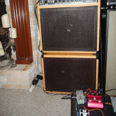 Bludotone Ripper Combo w/matching Closed back cab/ G12-65 and G12 -60 speakers5 Speakers/Cork cover and Loopalator image 2