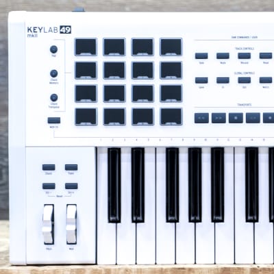 Arturia KeyLab 49 MkII Controller 49-Key White MIDI Keyboard Controller w/Box