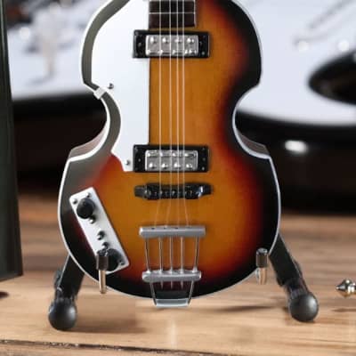 AXE HEAVEN Paul McCartney Original Violin Bass MINIATURE Guitar Display Gift image 6