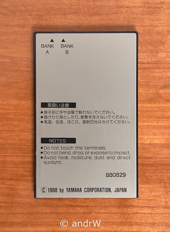 Yamaha RCD101 Voice Card (for YS100 YS200 B200 TQ5 FM
