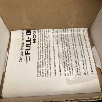 Fulltone Full Drive 2 Mosfet | Reverb Canada
