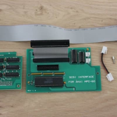 Akai MPC60 & MP60 Mk2 / SCSI Interface + 750k Memory Expansion Board