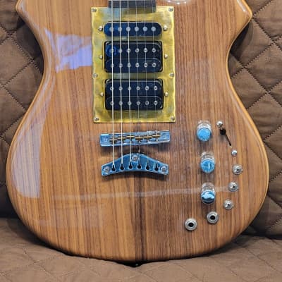 Eastwood Tiger Artist Series Maple w/Walnut Top & Back Body Set Neck C Shape 6-String Electric Guitar image 6