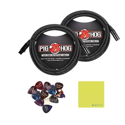 Boss VE-22 Vocal Performer Bundle w/ 2-Pack Pig Hog PHM10 8mm Mic Cable, 12-Pack Guitar Pick and Liquid Audio Polishing Cloth image 2
