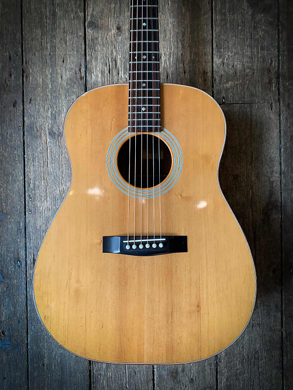 1978 Fylde Falstaff Dreadnought Acoustic in Natural finish with hard shell case image 1