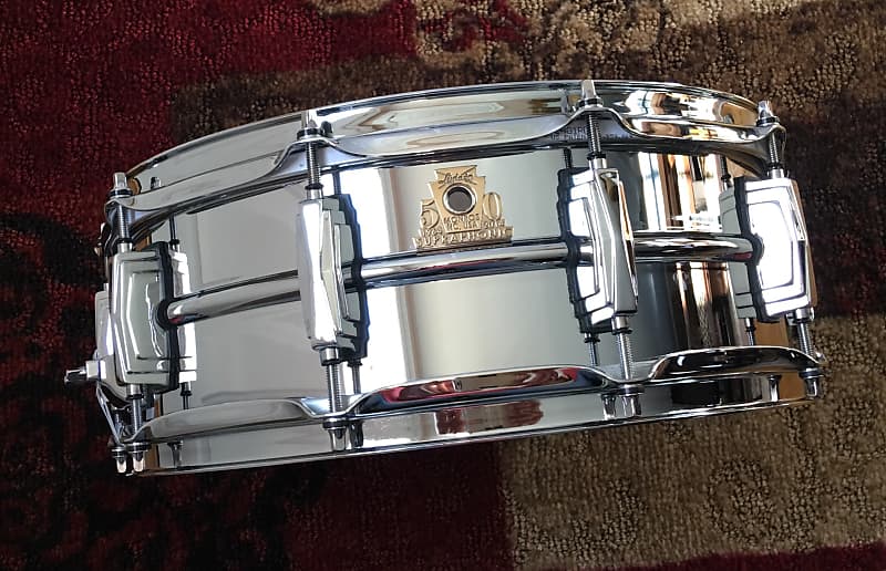 Ludwig LM40050 50th Anniversary Supraphonic 5x14" Aluminum Snare Drum 2014 image 3