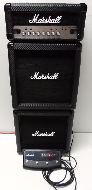 Vintage Marshall LEAD Guitar Amp Amplifier MG15HCFX MINI MICRO STACK Head  Cab MG15 HCFX MS MG15CFXMS