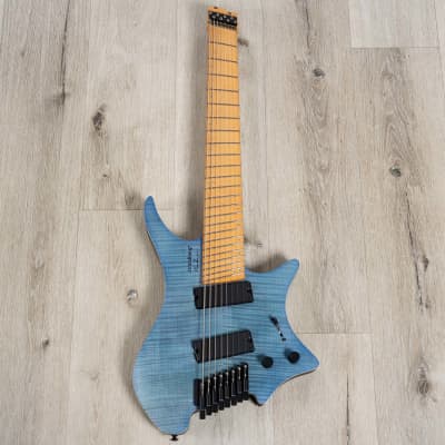 Strandberg Boden Standard NX 8 8-String Headless Multi-Scale Guitar, Blue image 3