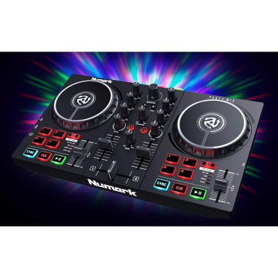 Numark Party Mix II Serato LE DJ Controller LED Lightshow w Laptop Stand image 17