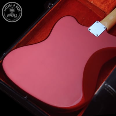 (Video) *All Original* 1969 Fender Jaguar Candy Apple Red, Rosewood Fretboard, Block Inlays w/OHSC, Case Candy | Rare Custom Colour Offset Vintage Guitar image 25