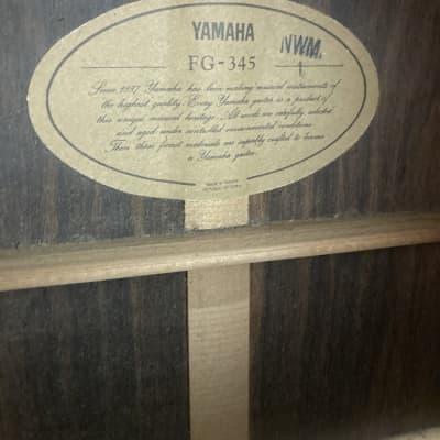 Yamaha FG-345 - WOODEN image 2