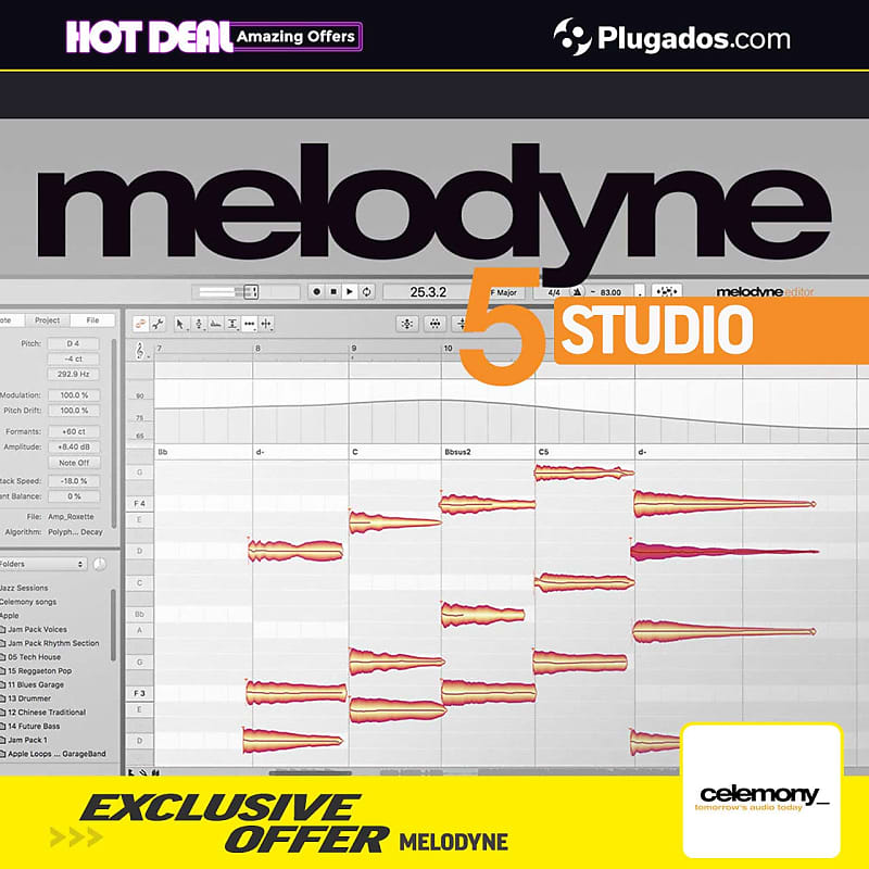 Software (Download) Melodyne 5 Studio | Reverb