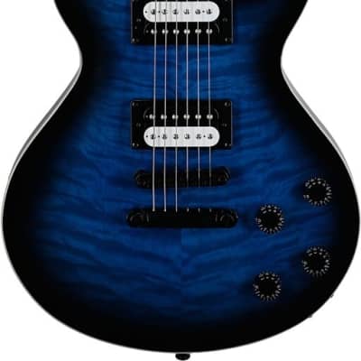 Dean Thoroughbred X Quilt Maple Electric Guitar Transparent Blue Burst image 5