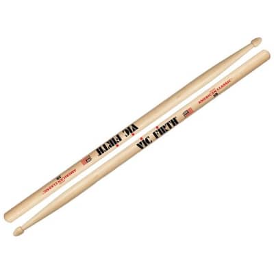 Immagine Vic Firth 5B American Classics Wood Tip Drum Sticks - 1