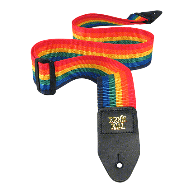 Ernie Ball 4044 Polypro 2" Guitar Strap Rainbow image 1