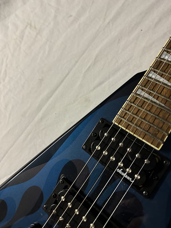 Jackson KVX10 King V Electric Guitar MIJ Japan 1997 - Ghost